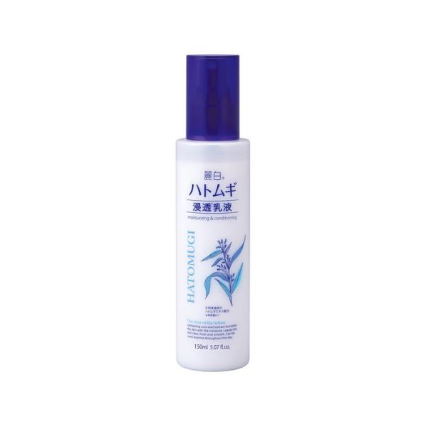 麗白 (送料無料)熊野油脂 ハトムギ 浸透乳液 ミストタイプ 150mL 1個
