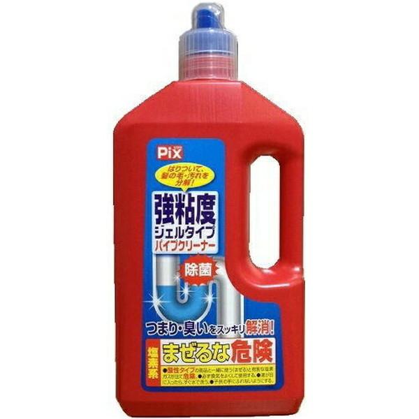 (送料無料) ライオンケミカル ピクス 強粘度 ジェルタイプ パイプクリーナー 800g 1個