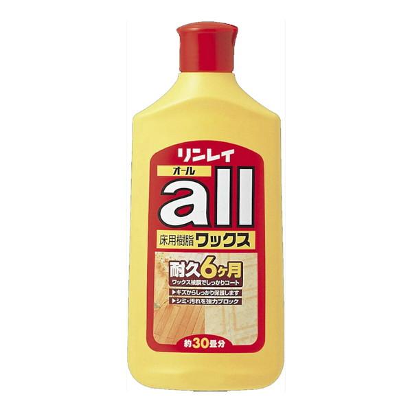 他サイト： リンレイ オール 500ml 業務用フローリングワックス 1本で約30畳分使える0.5Lサイズ（4903339573015）の商品画像