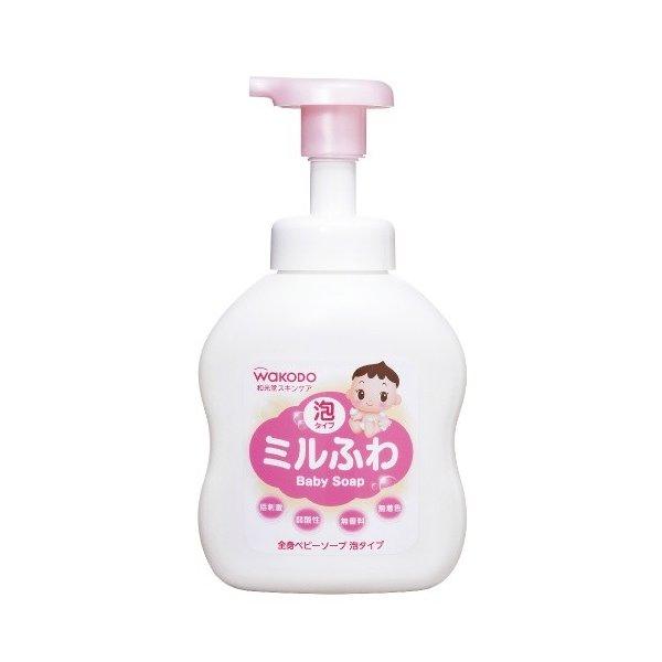 他サイト： 和光堂 ミルふわ 全身ベビーソープ 泡タイプ 450mlの商品画像