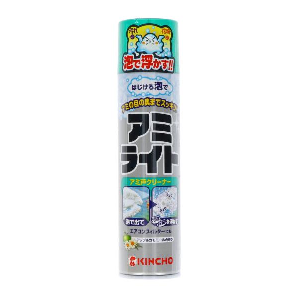 他サイト： 金鳥 アミライト アミ戸クリーナー 290ml（窓・網戸用泡クリーナー）（4987115854239）の商品画像