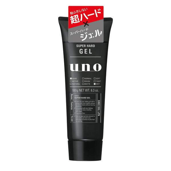 (×3個 配送おまかせ)ファイントゥデイ ウーノ スーパーハードジェル 180g スタイリング剤
