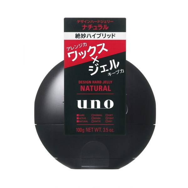 (×3個 配送おまかせ)ファイントゥデイ ウーノ デザインハードジェリー ナチュラル 100g スタイリング剤 ワックス ジェル