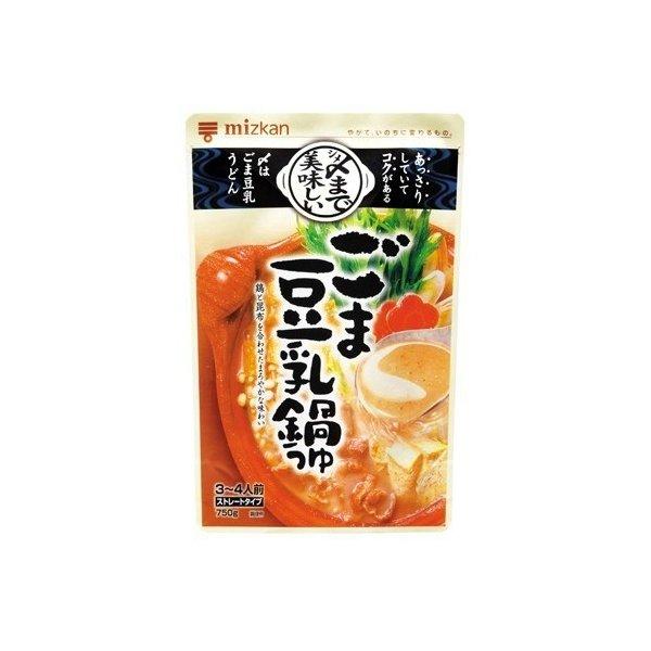 送料無料】 ミツカン 〆シメまで美味しいごま豆乳鍋つゆ ストレート  