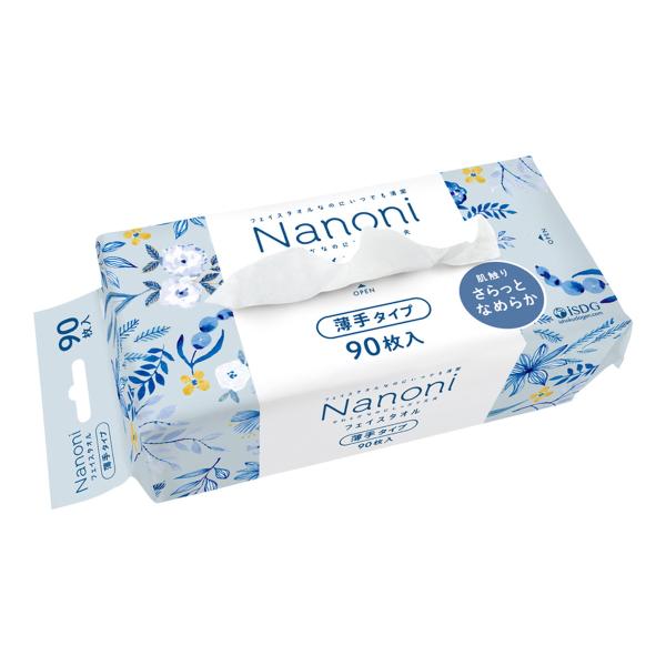 (送料無料)医食同源ドットコム いつでも清潔 Facetowel フェイスタオル 薄手タイプ 90枚入 レーヨン素材の使い捨てフェイスタオル 1個