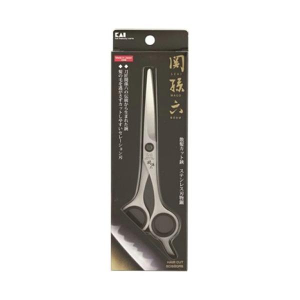 貝印 関孫六 カットハサミ ALLステンレス 散髪カット鋏髪の毛を逃さずカットしやすいセレーション刃 カットばさみ ヘアカット 4901601269048 広告文責：アットライフ株式会社TEL 050-3196-1510 ※商品パッケージは...