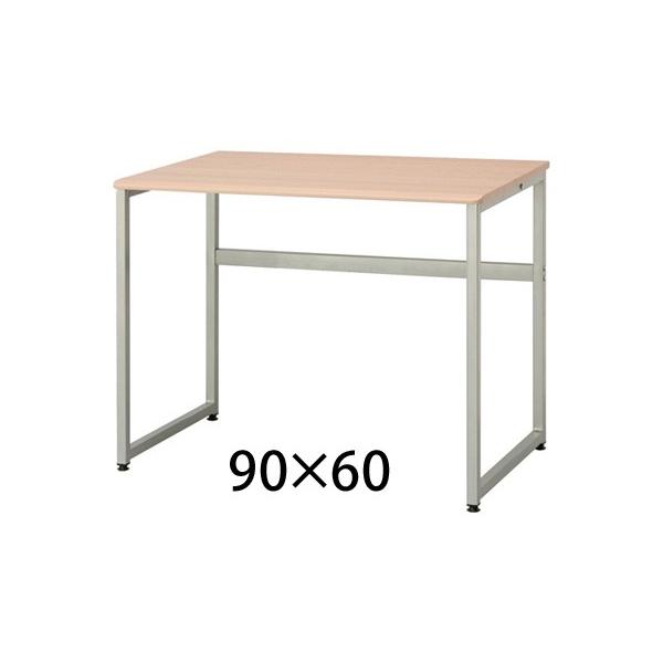　リーズナブルな新製品＊定番サイズテーブルや作業台としても使える、幅90.0センチ×奥行60.0センチのシンプルデスク。この価格帯で、高級感のあるラウンド（角丸）天板仕様、耐荷重30Kgでしっかり丈夫！「高級感のあるラウンド天板」の画像が実...