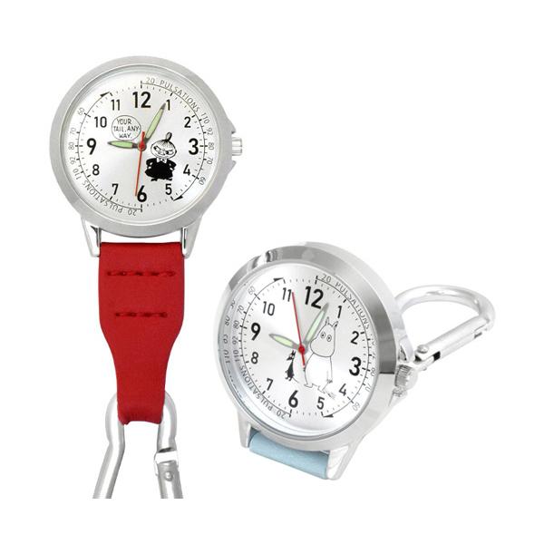 MOOMIN（ムーミン） ナースウォッチ カラビナ ウォッチ ミイ ピンク