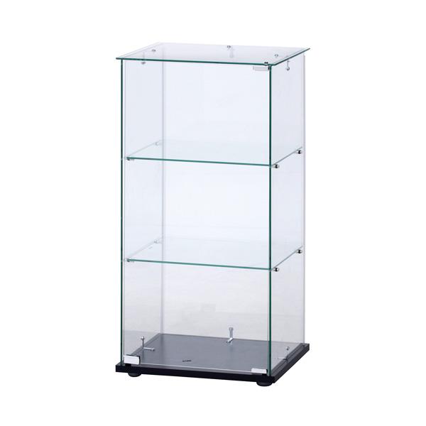 ガラスケース 大型 シンプル 全面 コレクションケース 3段 大容量 収納