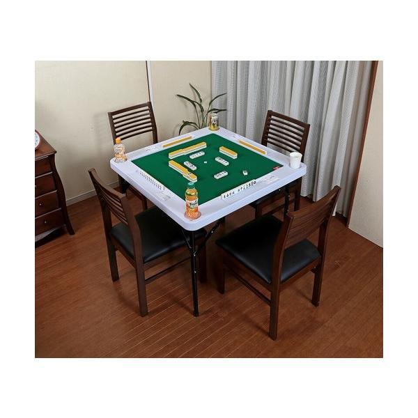 高さ調節できる麻雀テーブル TAN-842 麻雀卓 折りたたみ式 座卓