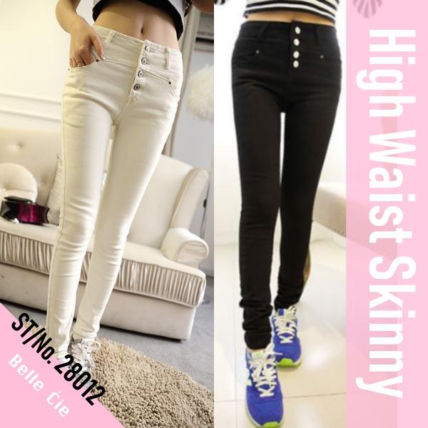 ハイウエスト スキニーパンツ レディース ストレッチ 美脚 ハイウェスト 黒 白 9分丈 アンクル Buyee Buyee Japanese Proxy Service Buy From Japan Bot Online