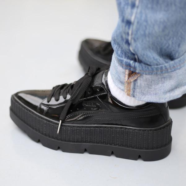 プーマ Puma スニーカー ポインティ クリーパー パテント ウィメンズ Black 17fw S 01 Atmos Tokyo 通販 Yahoo ショッピング