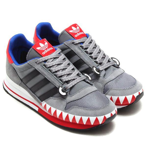 アディダス オリジナルス Adidas Originals スニーカー Zx500 Og サメ Medium Lead Black Running White 取扱い店舗限定 きゃりーぱみゅぱみゅ M Atmos Tokyo 通販 Yahoo ショッピング