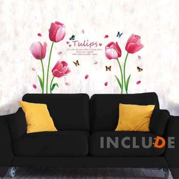 ウォールステッカー チューリップ ラーレ アナトリア 鬱金香 オランダ フラワーロード なばなの里 ハウステンボス 春の季語 ピンクの花 Atm Atmosphere 通販 Yahoo ショッピング