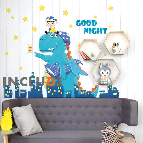 ウォールステッカー キッズ きょうりゅう 恐竜 怪獣 ネムネム おやすみ アニメ 漫画 やさしい キュート 楽しい夢 アニマルキッズ ジョイ 子供部屋 Atm Atmosphere 通販 Yahoo ショッピング