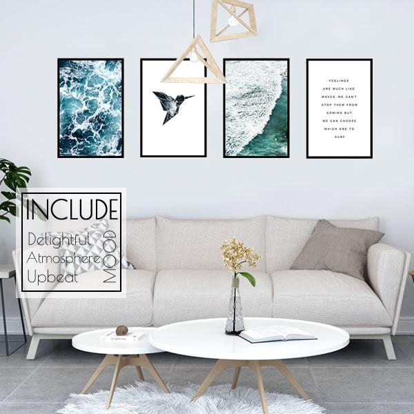 壁シール ウォールステッカー だまし窓 偽窓 パネル 4枚セット 3d 蒼い海 青い海の波 青い波 さざ波 吸い込まれそう 夏気分 サーフ 立体 ウォールアート Atm Atmosphere 通販 Yahoo ショッピング