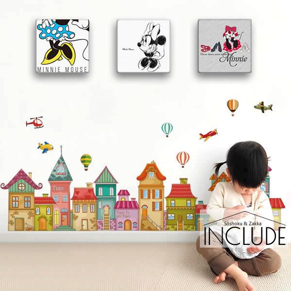 ウォールステッカー キッズ 万国 カラフル ハウス アパート トットランド 不思議の国のアリス お菓子の家 花キューピット Atm Atmosphere 通販 Yahoo ショッピング