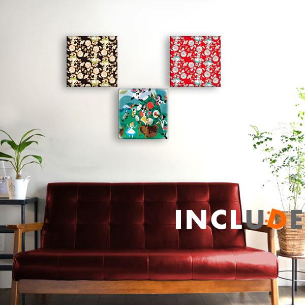 アートパネル ふしぎの国のアリス アリスの仲間 トランプ兵 クローバー クラブ 黒 赤 アドベンチャー 冒険 Dsn 09inc Atmosphere 通販 Yahoo ショッピング