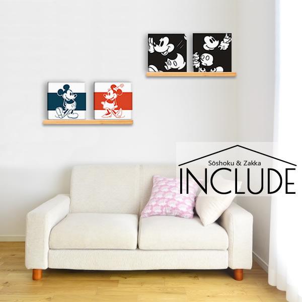 アートパネル ミッキーマウス ミニーマウス レトロ アンティーク ヴィンテージ ミッキー ミニー モノクロ 2色 白黒 モノトーン ポーズ アート作品 Dsny1806 06inc Atmosphere 通販 Yahoo ショッピング