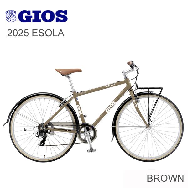 GIOS クロスバイク 黒 ブラウンサドル GIOS| 自転車専門店 サイクル