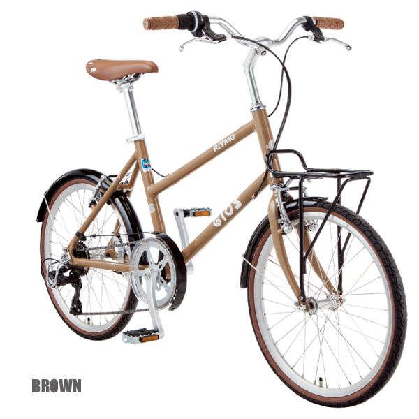 GIOS ジオス RITMO リトモ　BROWN　ミニベロ