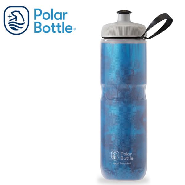 Polar Sport Insulated Fly Dye Water Bottle - 24oz, Electric Blue