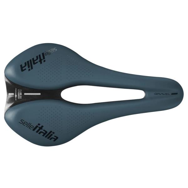 Selle ITALIA セライタリア サドル NOVUS BOOST EVO GRAVEL TM SUPERFLOW L BLU (22-)