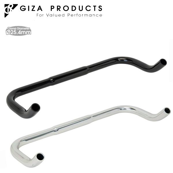 GIZA PRODUCTS ギザ プロダクツ HS-RA-02 ブルホーンバー 390mm 25.4 HBR17400 自転車 ハンドル バー