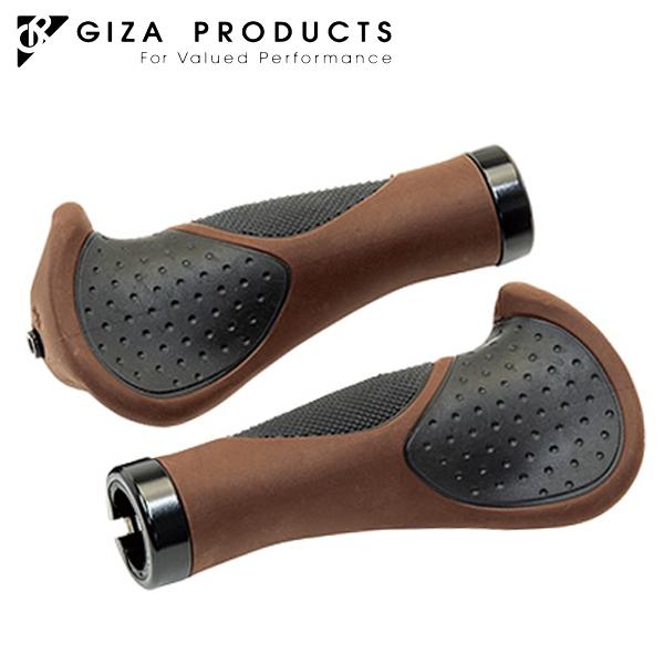 GIZA PRODUCTS ギザ プロダクツ VLG-1189 エルゴグリップ ロング/ロング BRN/BLK HBG17302 自転車 グリップ