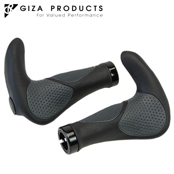 GIZA PRODUCTS ギザ プロダクツ VLG-1185AD3 バーエンドエルゴグリップ HBG20500 自転車 グリップ