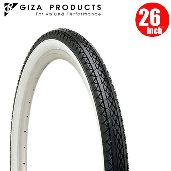 r[`N[U[ ^C GIZA Products MU C-241 26x2.125 BLK/WHT TCh