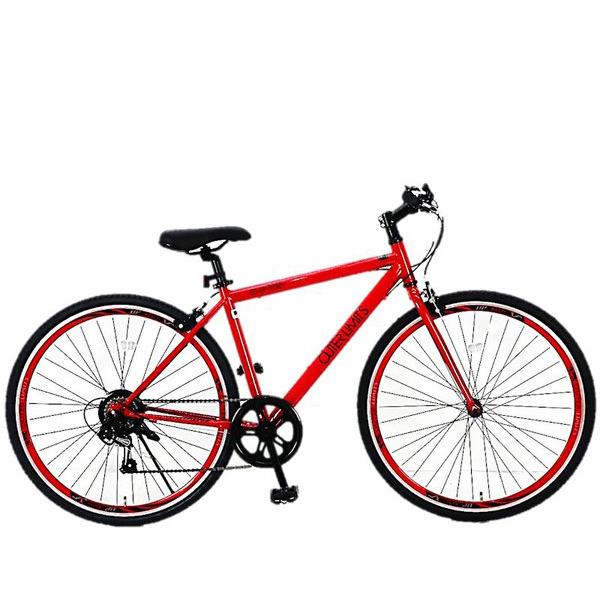 クロスバイク アウターリミッツ 700C 6段変速 レッド