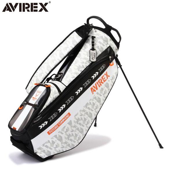 新品 AVIREX アヴィレックスゴルフ スタンド キャディバッグ