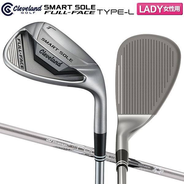 「レディース/送料無料」クリーブランド スマートソール FULL-FACE TYPE-L ロブ ウェッジ UST RECOIL DART 50 WEDGE カーボンシャフト