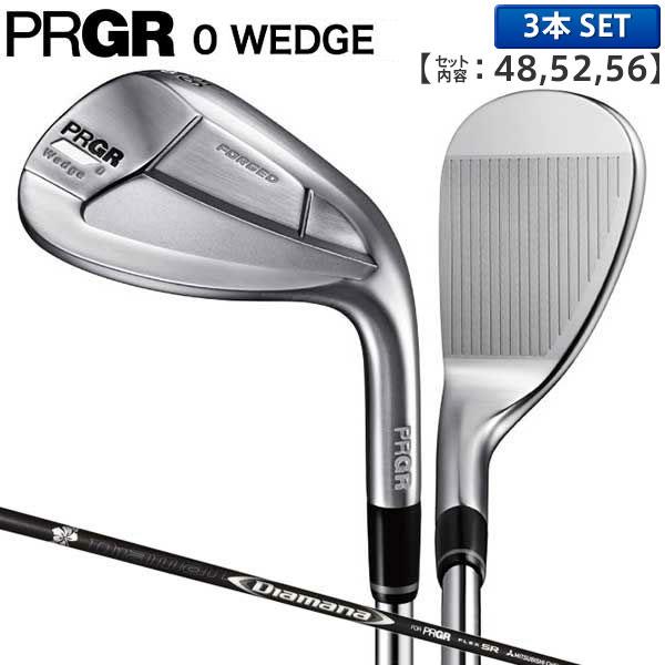 打感◎スピン◎やさしい軟鉄鍛造ウエッジ！PRGR 0 ウェッジ 3本セット！美品 PRGR IRONs】0 ウェッジ〔スチール〕〔2024年モデル〕