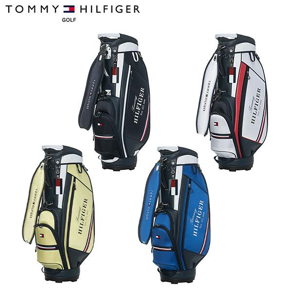   GOLF トミーヒルフィガー キャディバッグ 美品 トミーヒルフィガー ゴルフ キャディバッグ フラッグ TOMMY HILFIGER