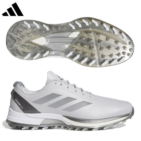 アディダス アディゼロ ZG25 NLC98 スパイクレス ゴルフシューズ ライトヘザーソリッドグレー×アイアンメタリック×シルバーメタリック(JI0861)【即納】 adidas（アディダス） アディゼロ ZG25 NLC98 スパイクレス ゴルフ