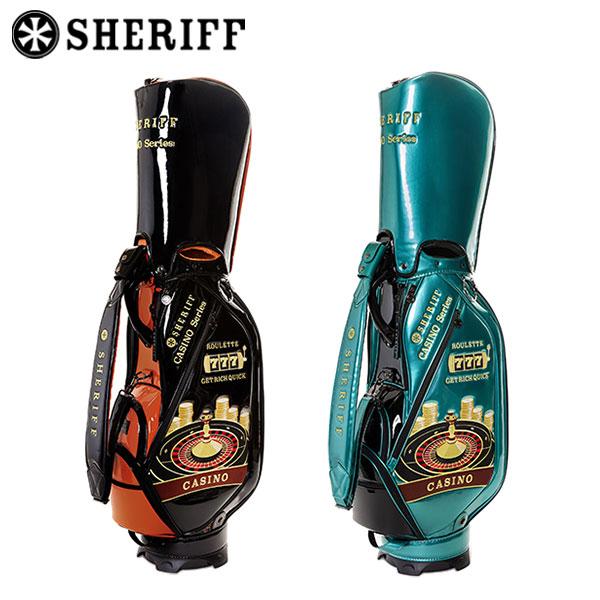 新品 シェリフ SHERIFF   カジノ   キャディバッグ 50本限定 ☆希少50本限定！SHERIFF キャディバッグ☆シェリフ CASINO カジノ