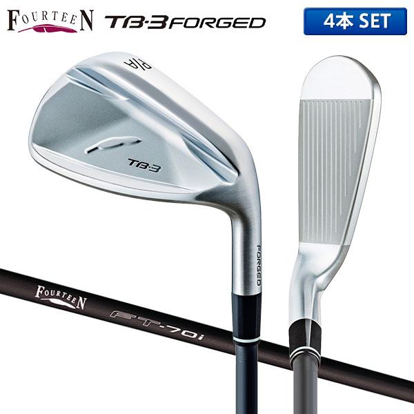 TB フォーティーン ゴルフ TB-3 FORGED アイアンセット 4本組(7-P) FT