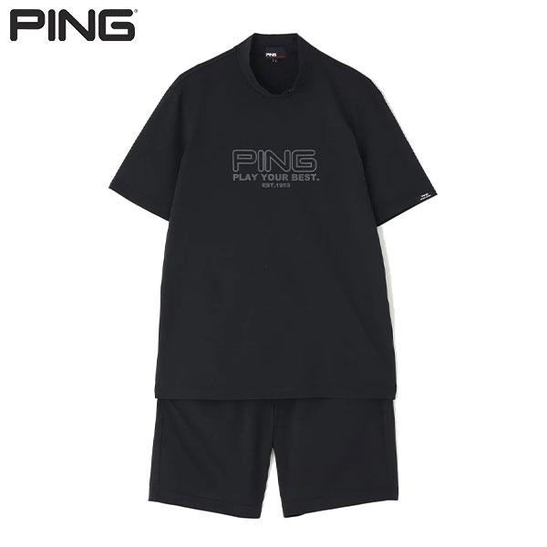PING（ピン） 「送料無料」ピンゴルフ 半袖ハイネックシャツ× ショート