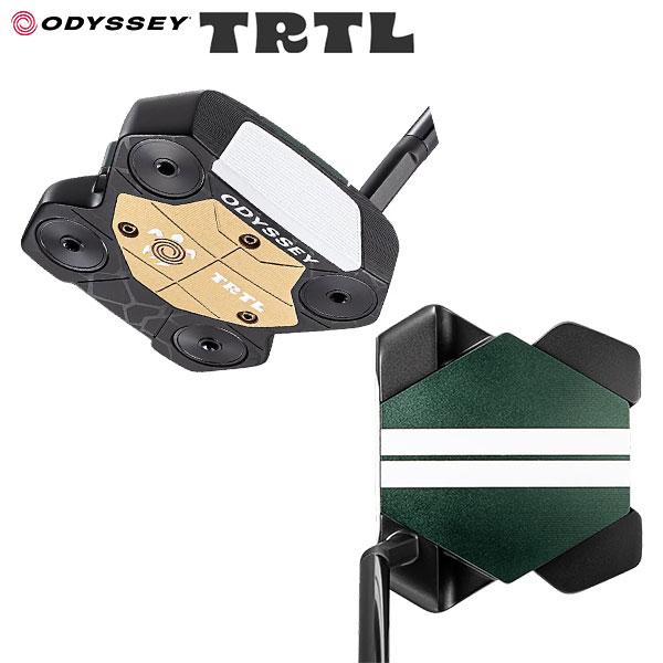 「30日限定！最大7,000円引きクーポン！」オデッセイ TRTL S タートル パター STROKE LAB 90 BLACK スチールシャフト スラントネック