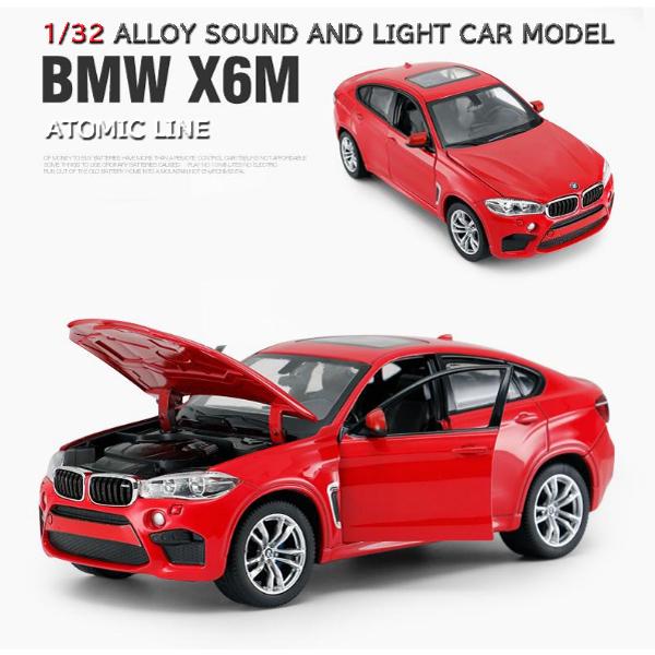 BMW X6M 1/24 ミニカー 全3色 模型 合金モデル : ATOMIC LINE