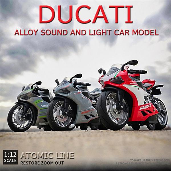 DUCATI ドゥカティ Ducati 1/12 ミニカー 全3色 ライト点灯
