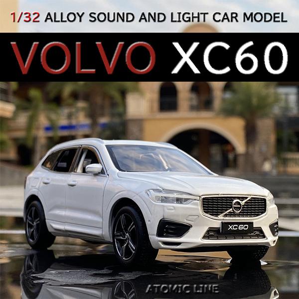 VOLVO ボルボ XC60 1/32 ミニカー 全2色 ライト点灯 エンジン