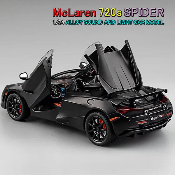 マクラーレン 720S Spider 1/24 ミニカー 全4色 ライト点灯