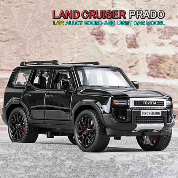 LAND CRUISER プラド 1/32 ミニカー 全3色 ライト点灯 サウンド 合金モデル 模型 ジオラマ