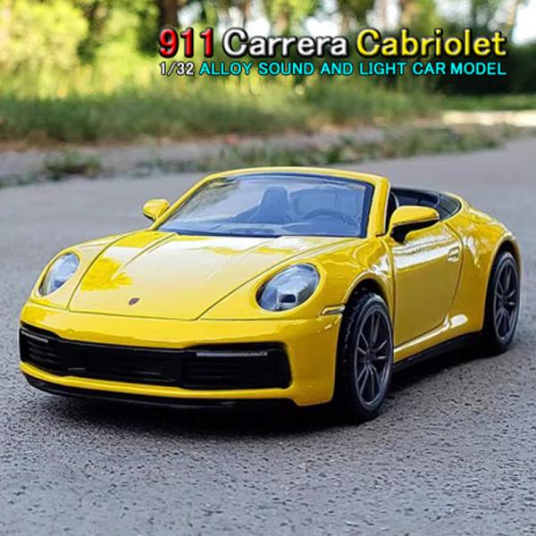 ポルシェPORSCHE 37 911S ミニカー PORSCHE DESIGN ポルシェ 911 Carrera コンバーチブル 1/32