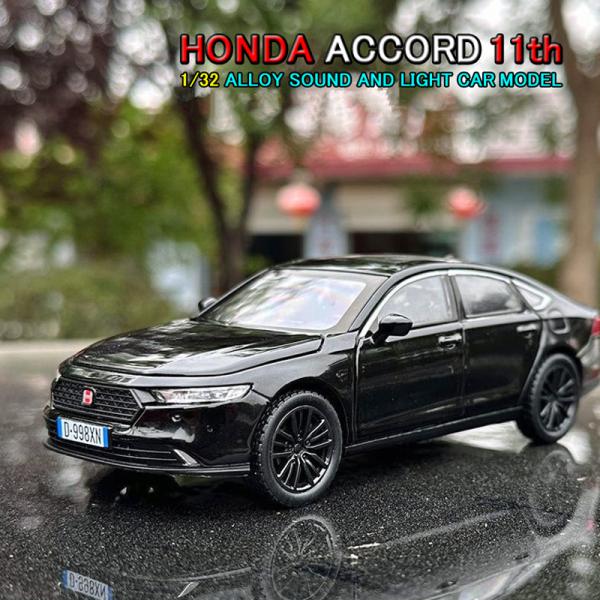 HONDA アコード CY2 1/32 ミニカー 全2色 ライト点灯 エンジンサウンド 合金モデル 模型 ジオラマ