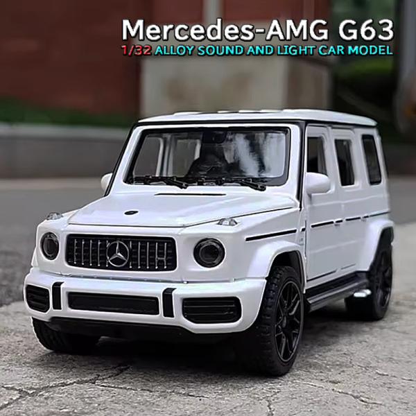 メルセデス ベンツ AMG G63 1/32 ミニカー 全2色 ライト点灯 エンジンサウンド 合金モデル 模型 ジオラマ