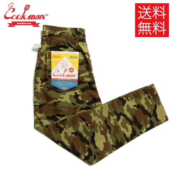NbN} COOKMAN Chef Pants VFtpc Ripstop Camo Green Woodland bvXgbv J O[ EbhhJ   C[W[pc